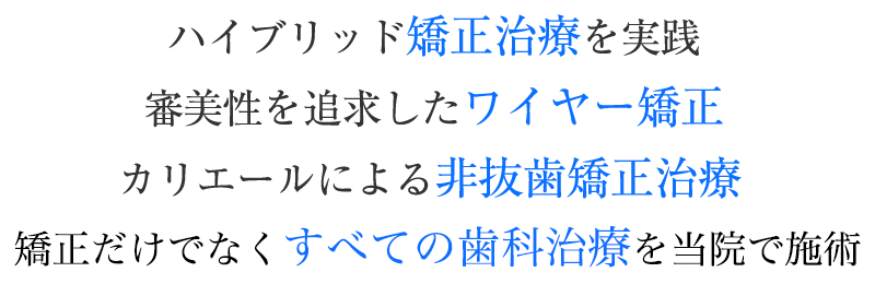 院長は日本矯正歯科学会認定医/他人から見えない裏側矯正へのこだわり・矯正だけでなくすべての歯科治療を当院で施術